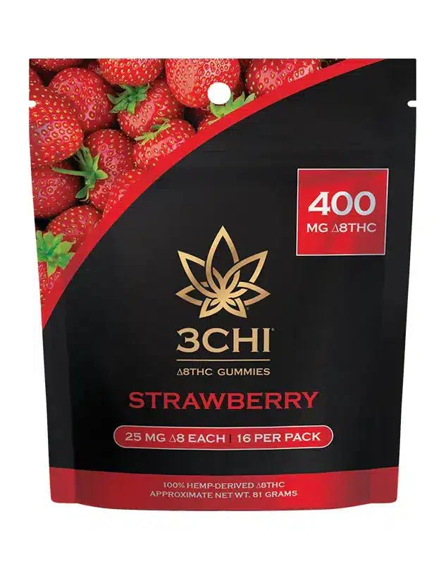 3Chi Delta 8 Strawberry Gummies