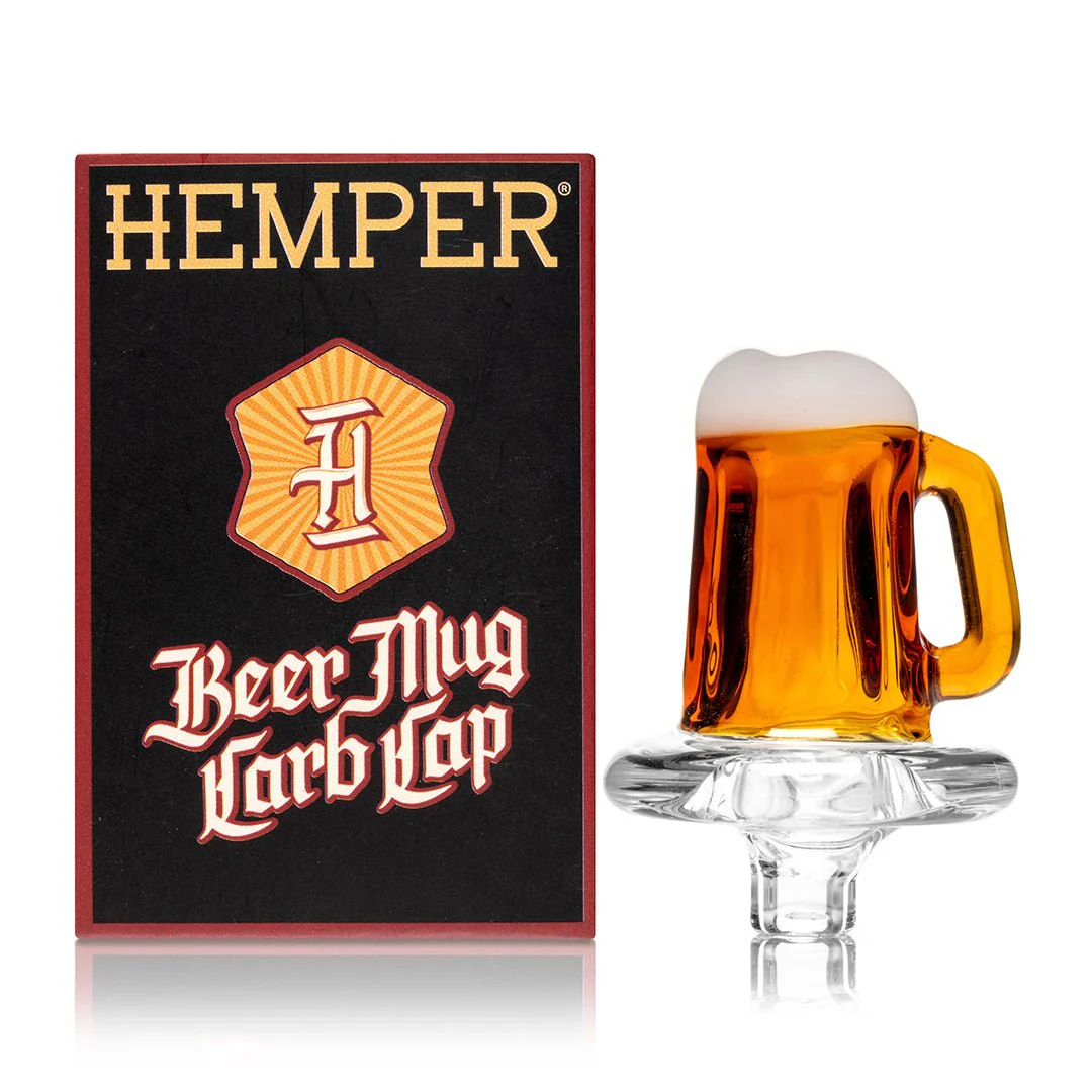 Beer Mug Glass Carb Cap