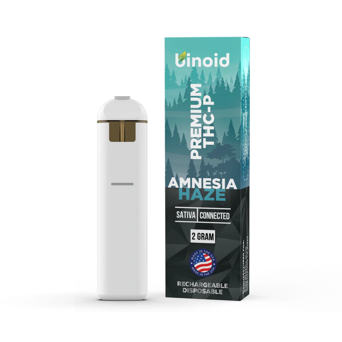 Binoid THCp Rechargeable 2g Disposable Vape - Amnesia Haze