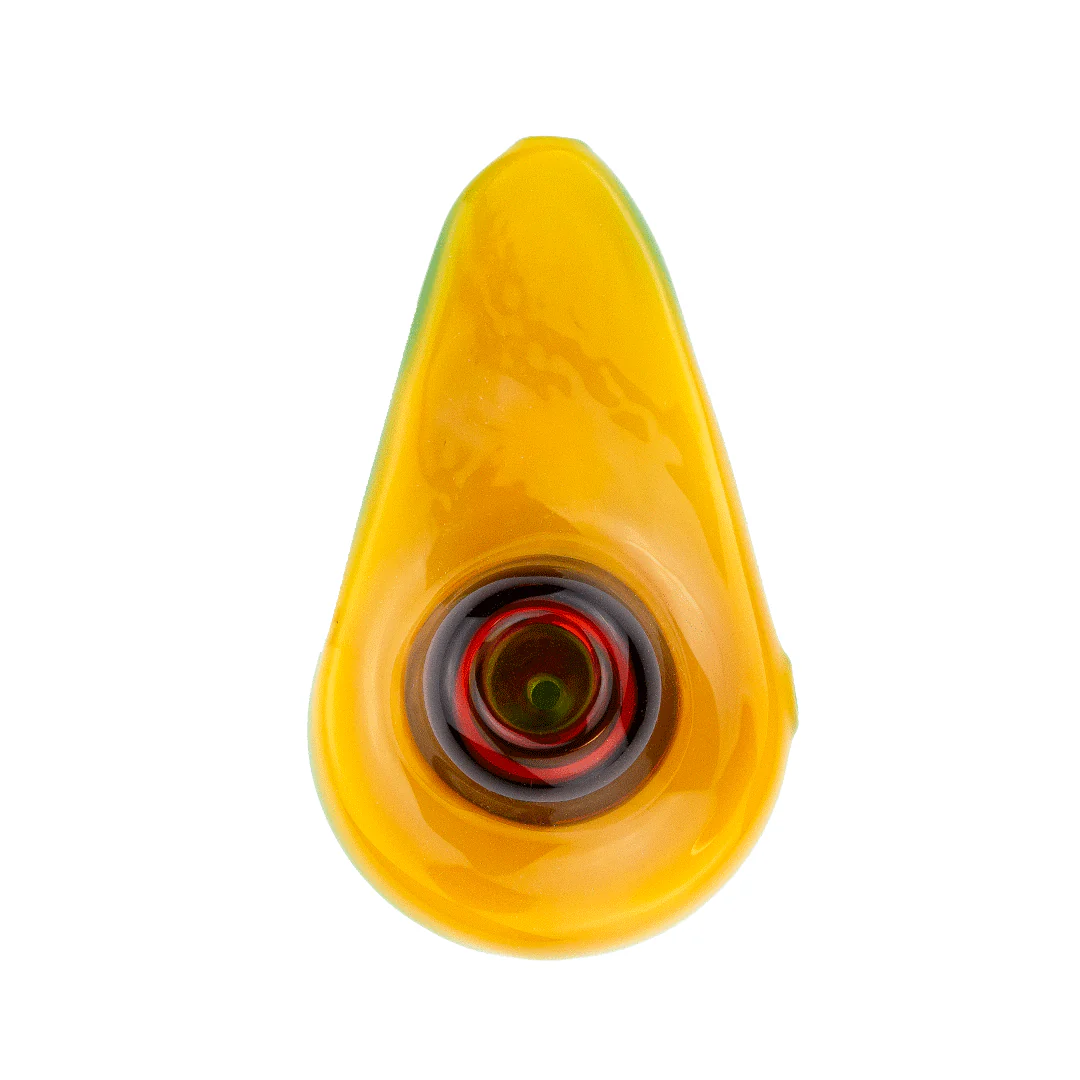 Goody Glass - Avocado Hand Pipe - Image 2