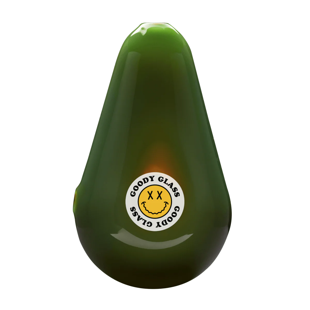Goody Glass - Avocado Hand Pipe - Image 6