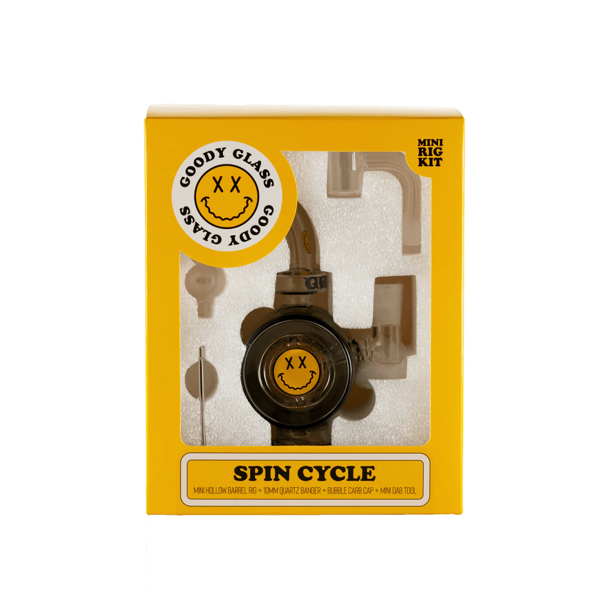 Goody Glass - Spin Cycle Mini Dab Rig 4-Piece Kit - Image 2