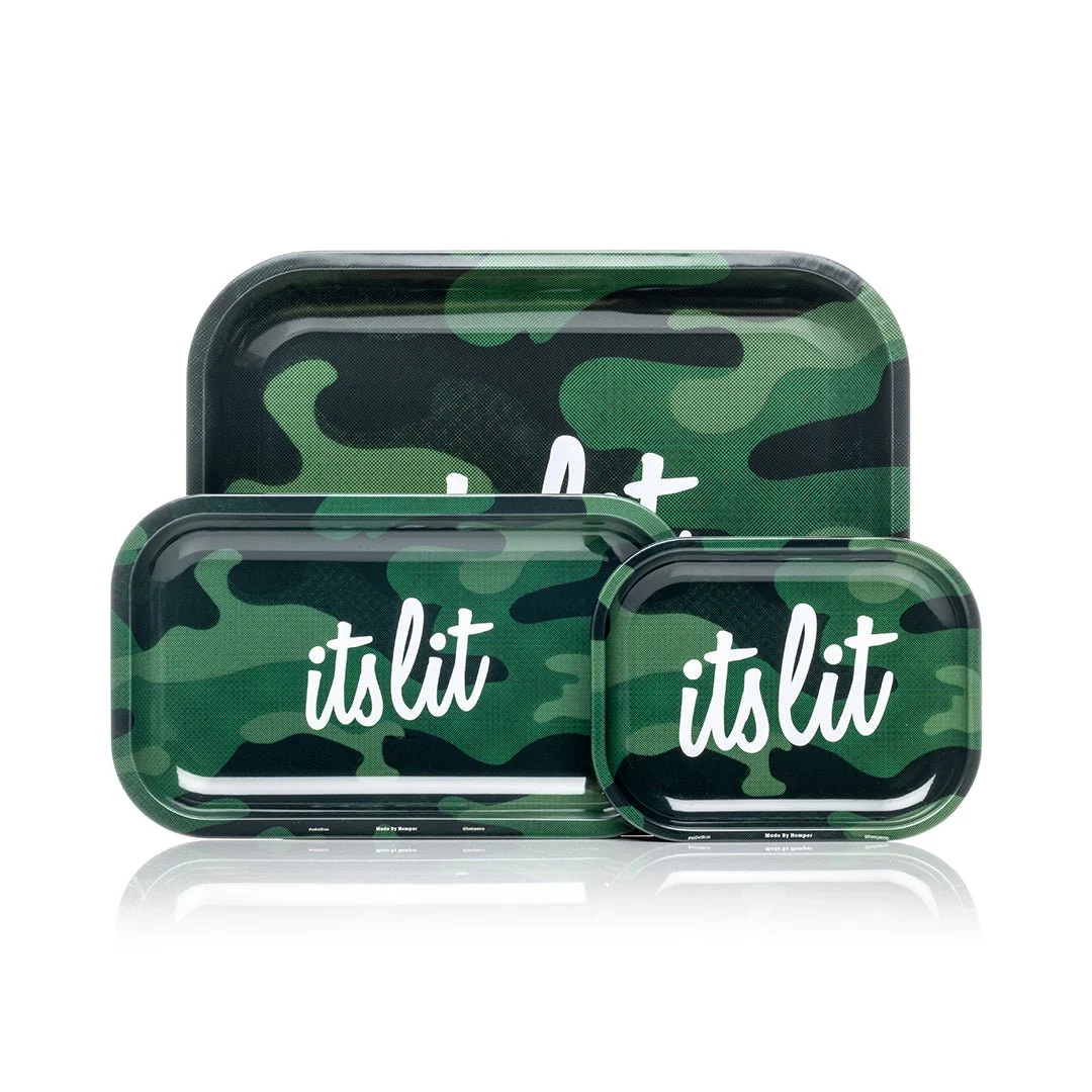 It's Lit! Camouflage Rolling Tray