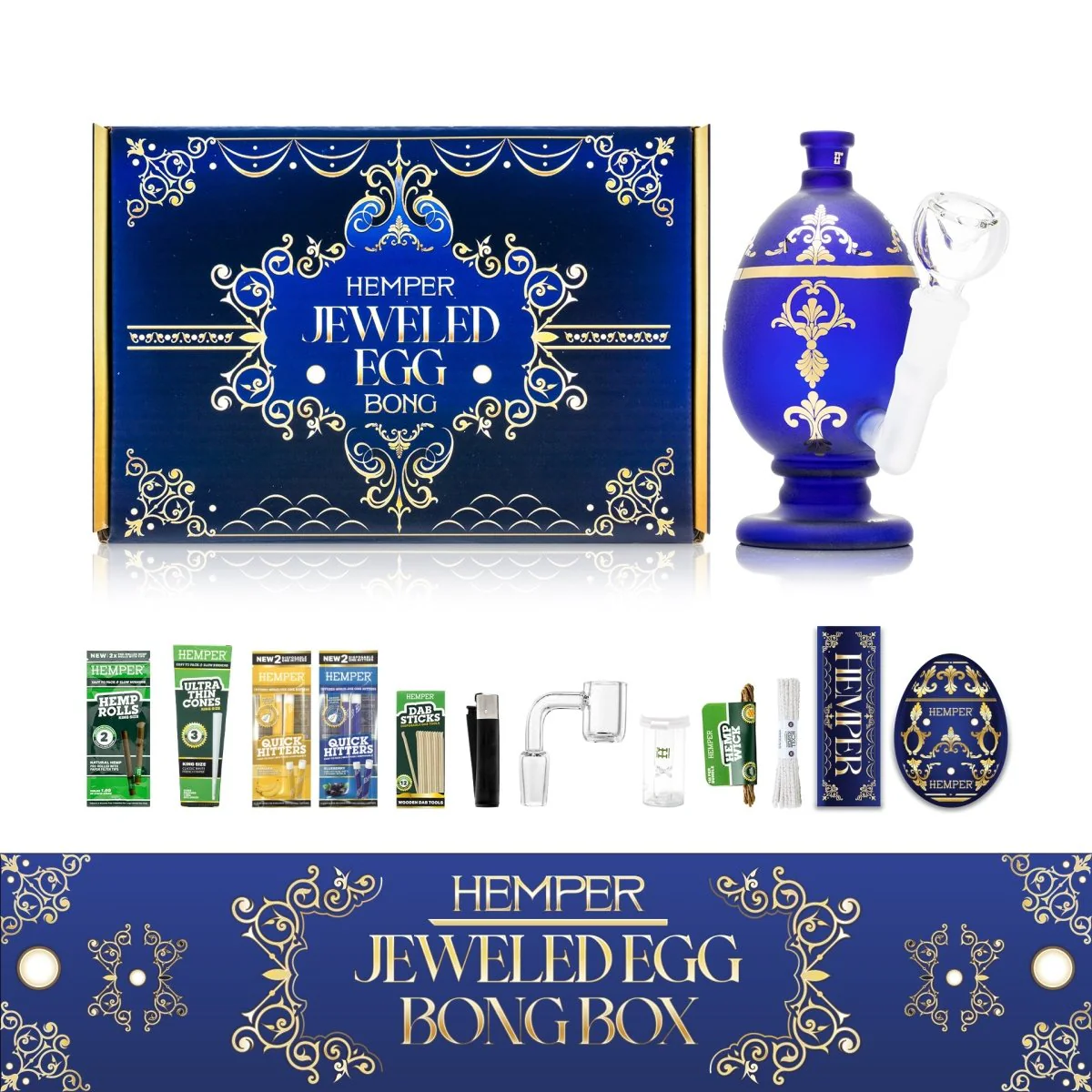 Jeweled Egg Bong Box
