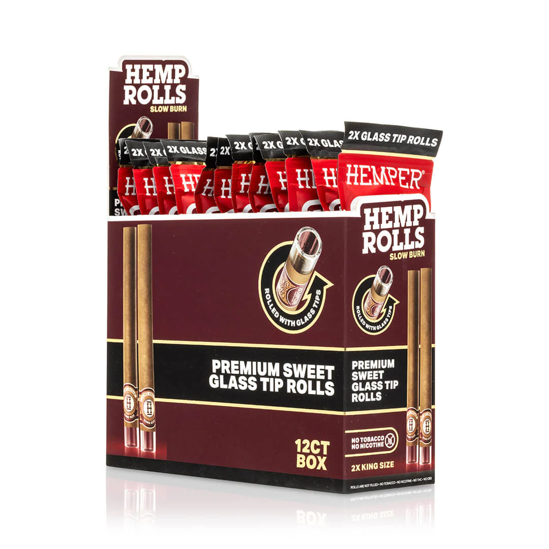 King Size Glass Tipped Hemp Rolls - Image 13