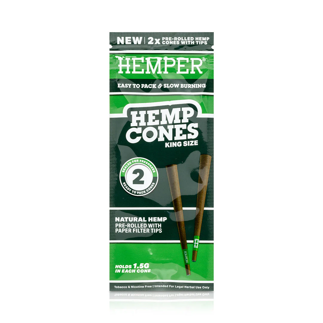 King Size Paper Tipped Hemp Cones - Image 7