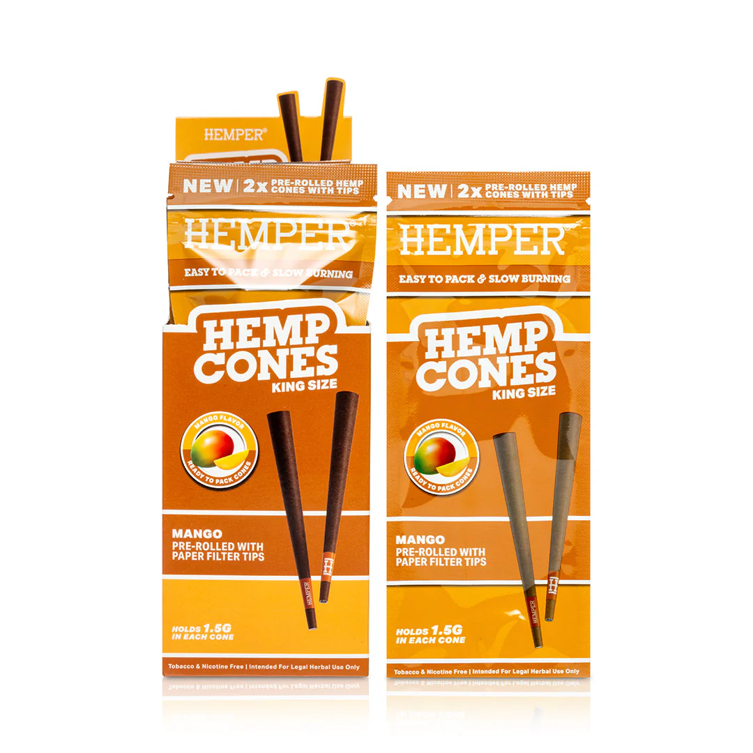 King Size Paper Tipped Hemp Cones - Image 9