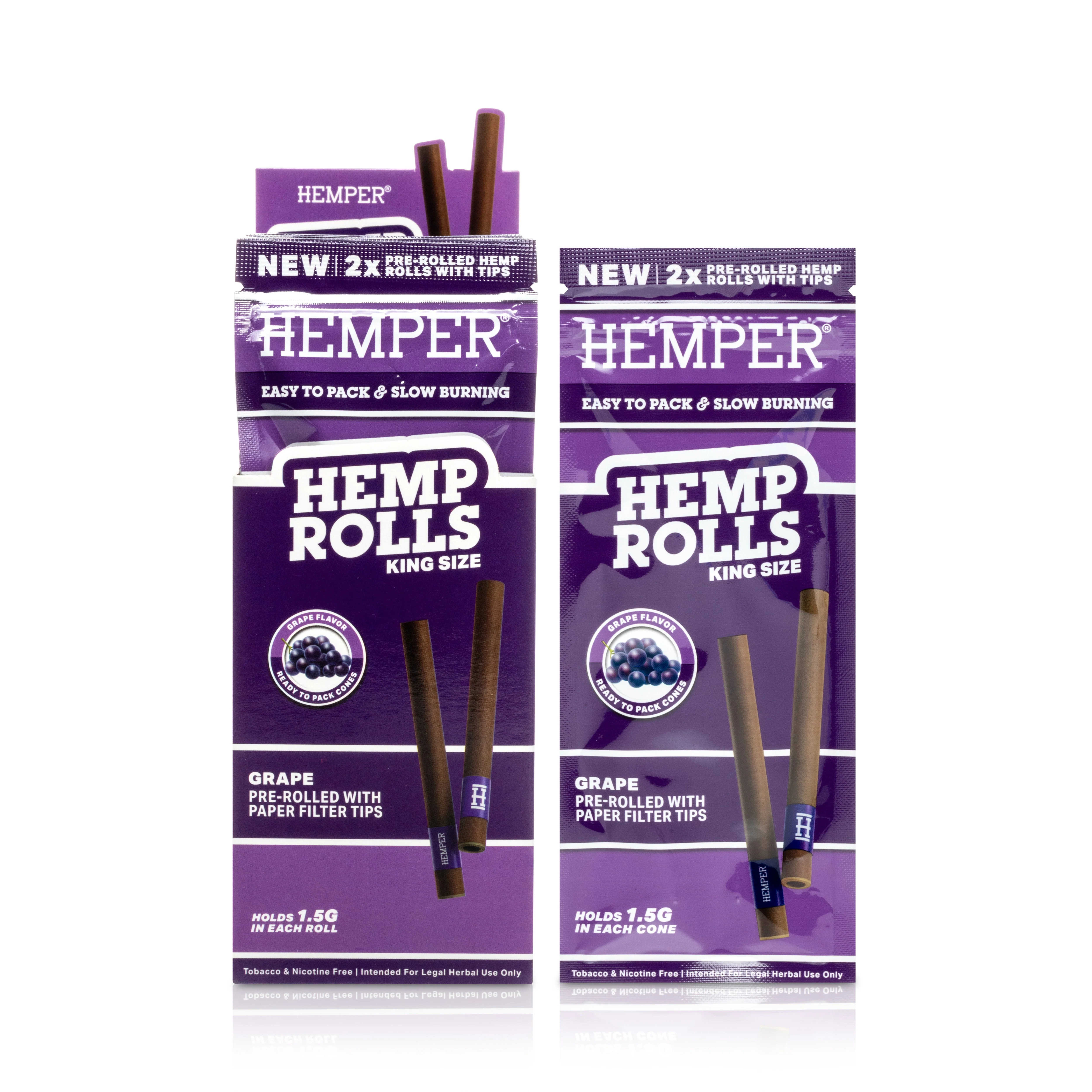 King Size Paper Tipped Hemp Rolls - Image 17