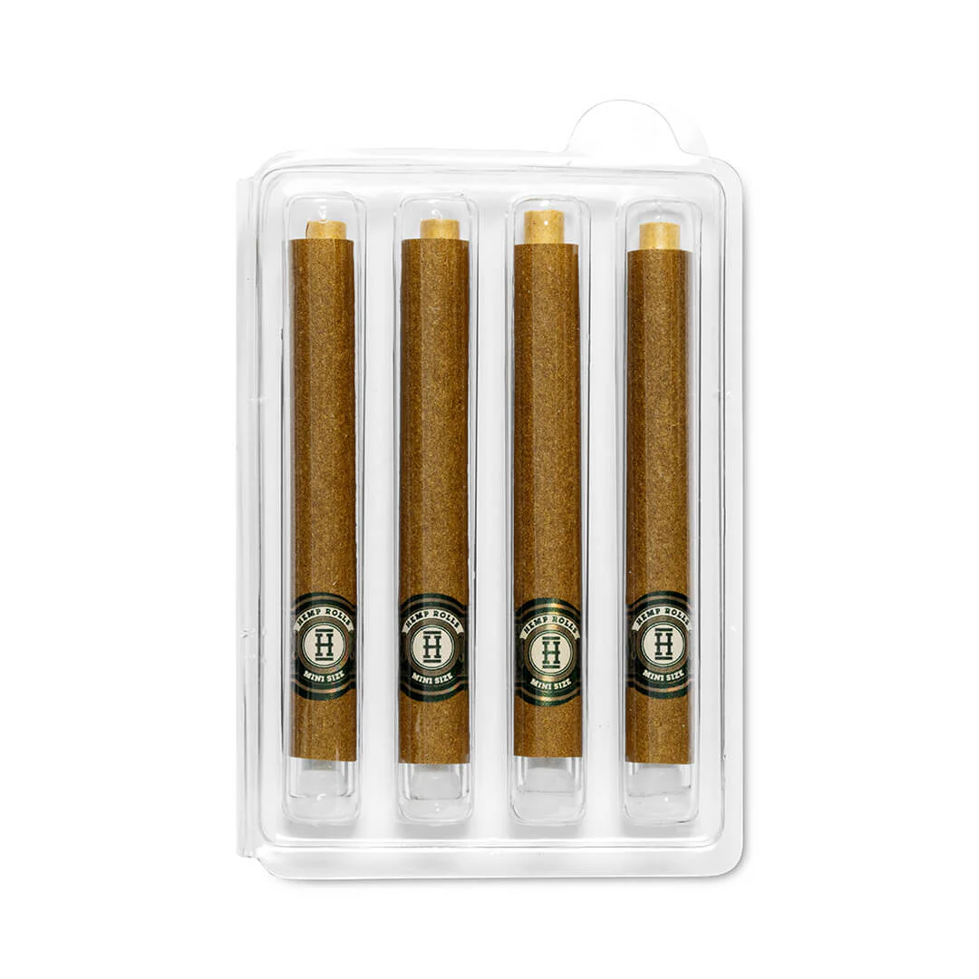 Mini Size Glass Tipped Hemp Rolls - Image 4
