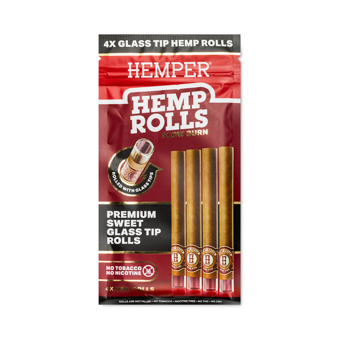 Mini Size Glass Tipped Hemp Rolls - Image 7