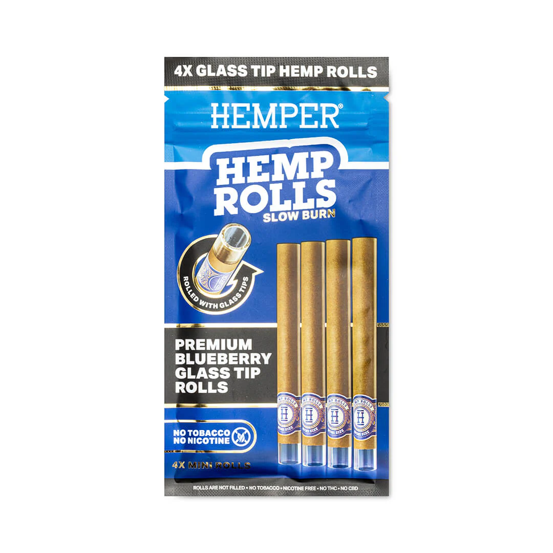 Mini Size Glass Tipped Hemp Rolls - Image 9