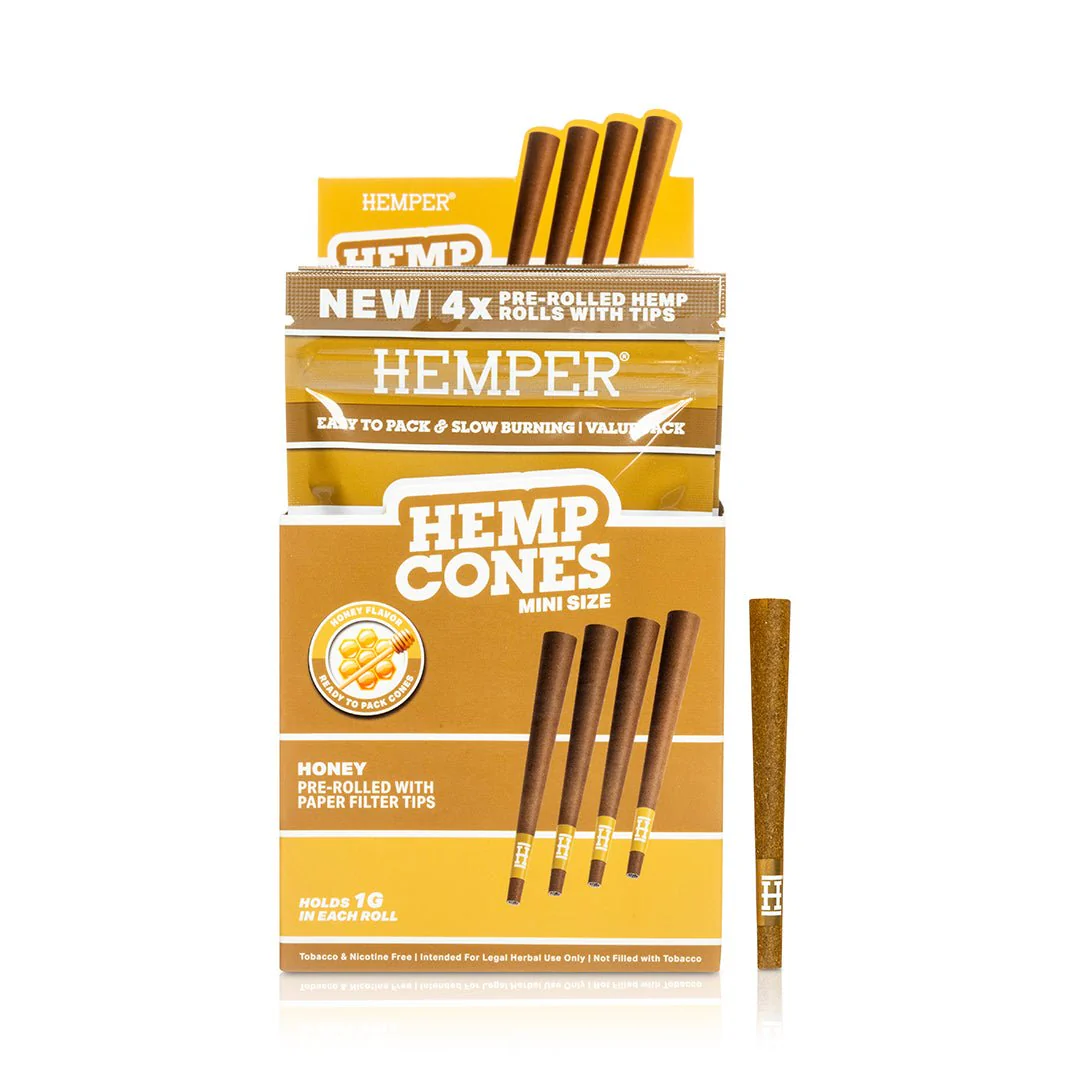 Mini Size Paper Tipped Hemp Cones - Image 10