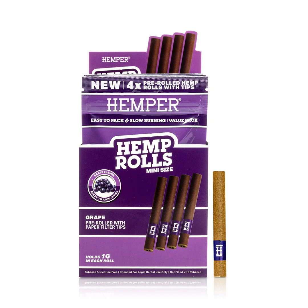 Mini Size Paper Tipped Hemp Rolls - Image 11