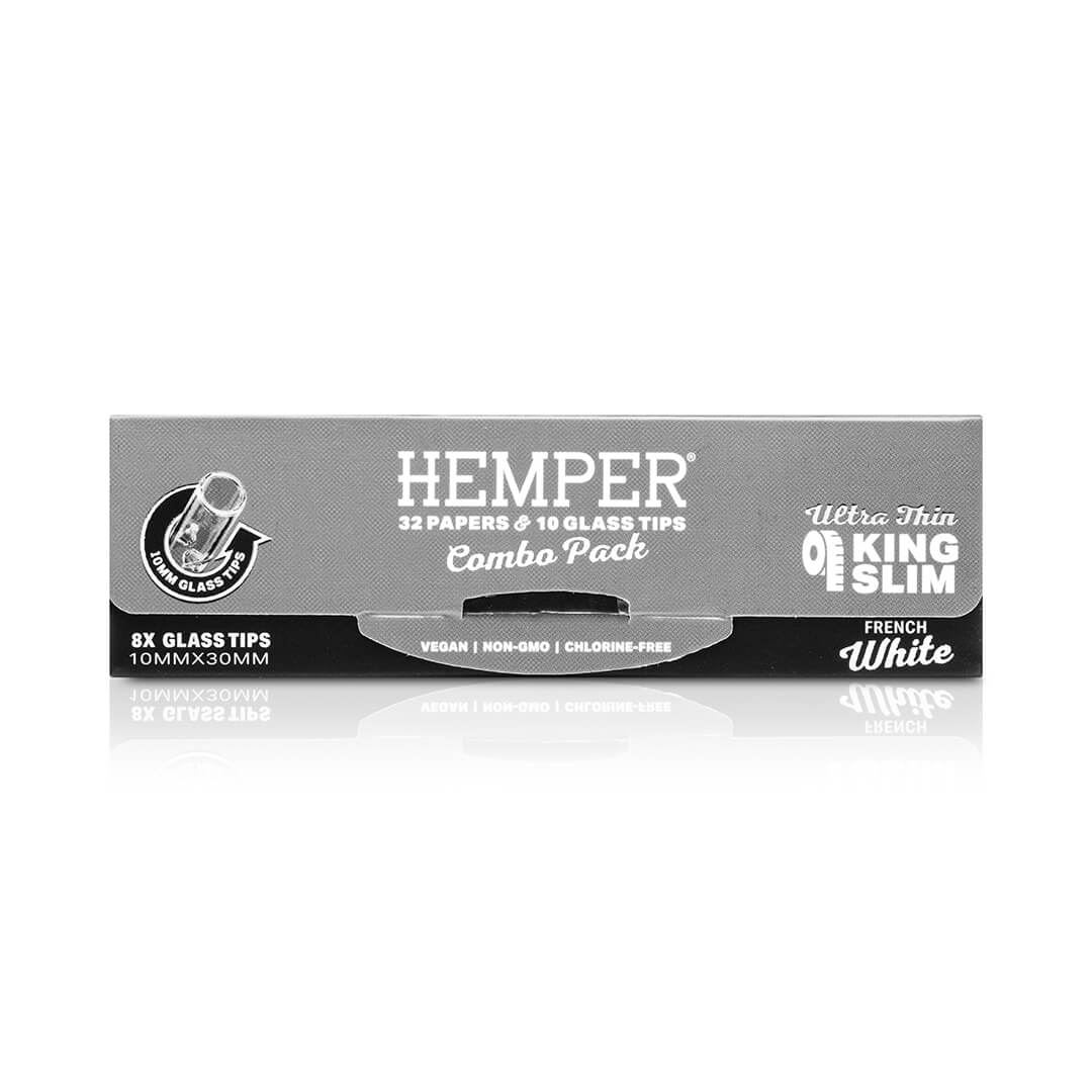 King Size Rolling Paper Booklet + Glass Tips - Image 4