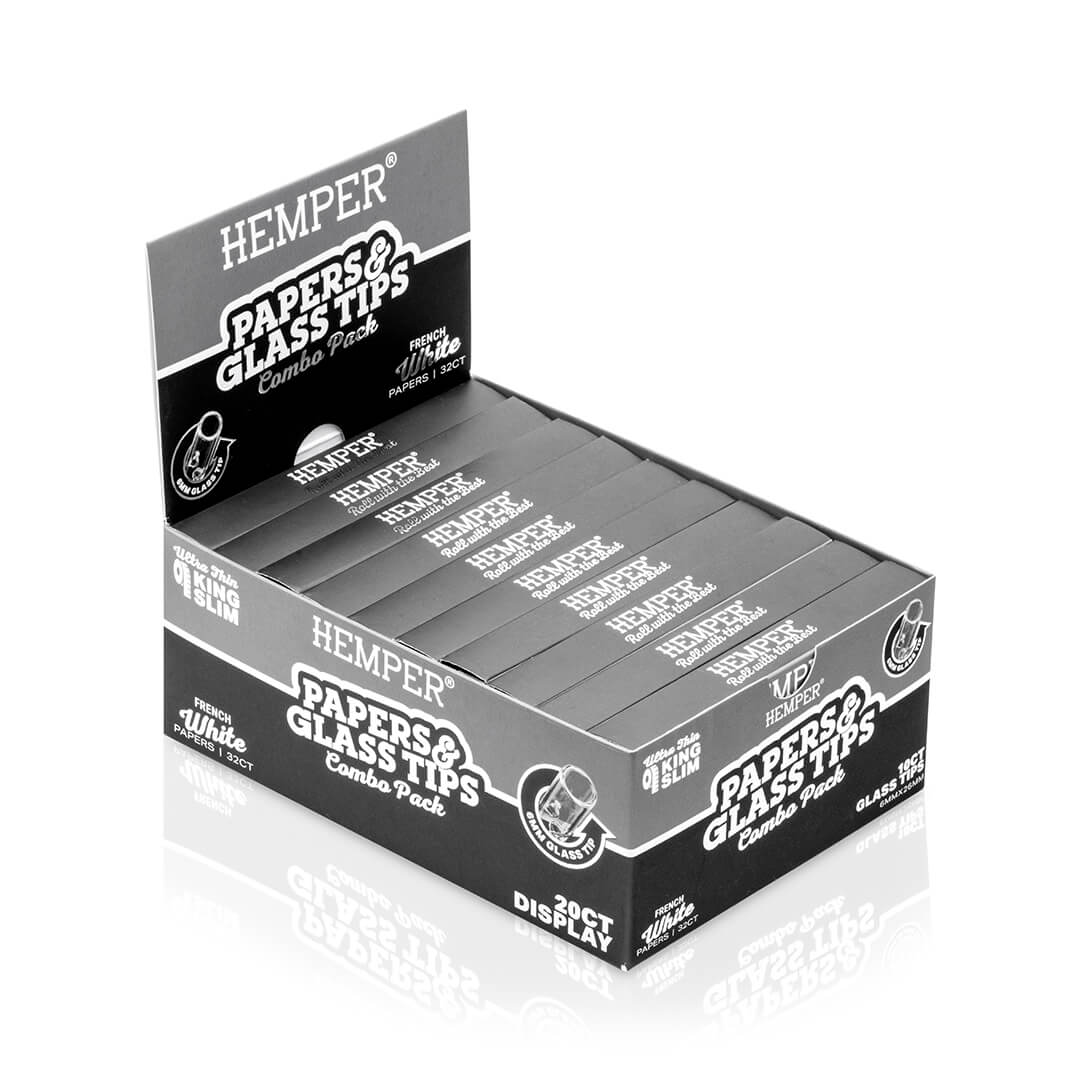 King Size Rolling Paper Booklet + Glass Tips - Image 7